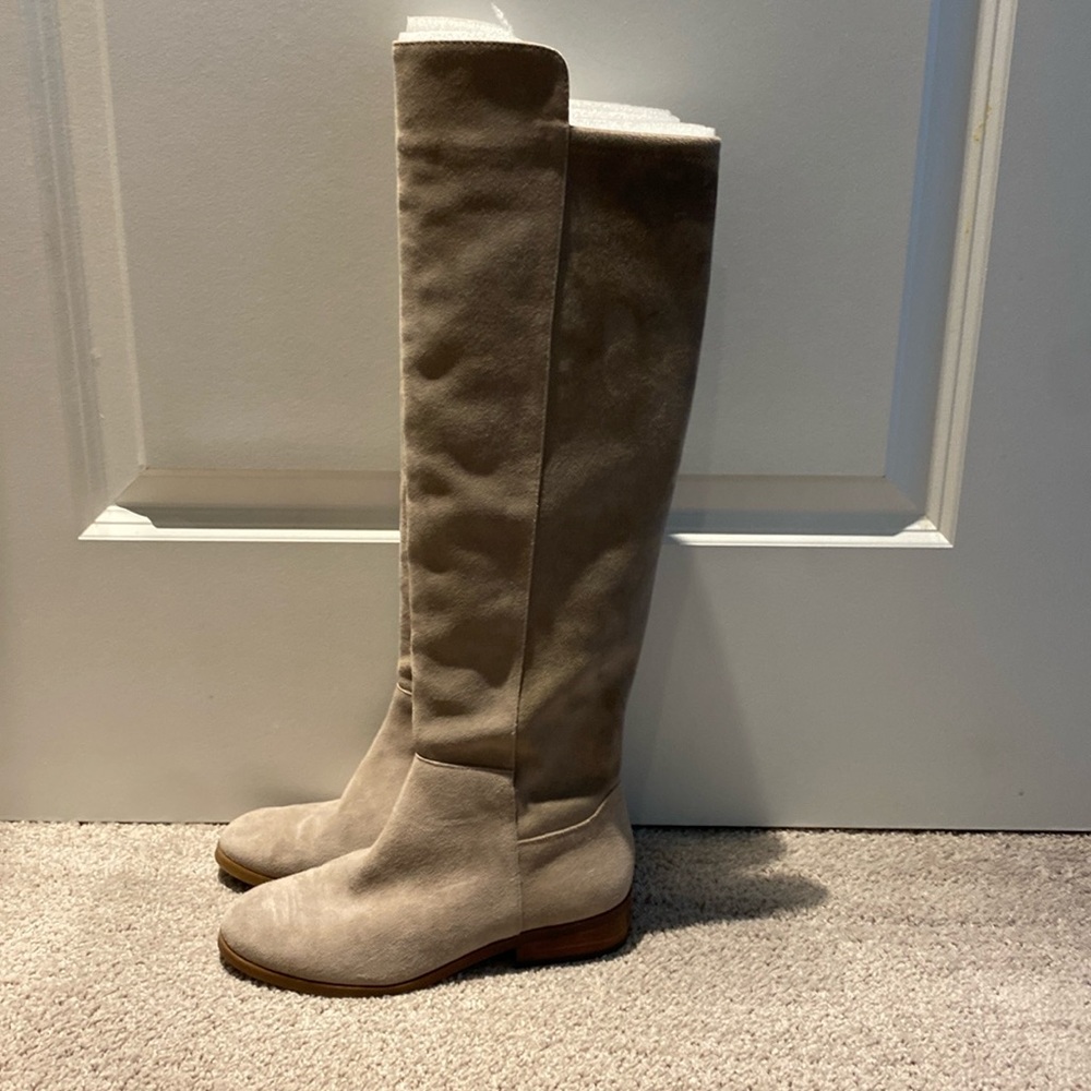 Sole Society beige tall boots